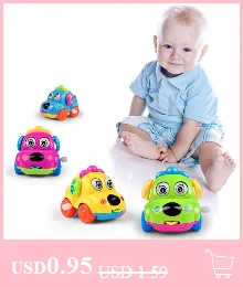 Забавные детские игрушки, Мультяшные животные, собака, заводные игрушки, заводная машина, заводные развивающие игрушки, детская Мобильная погремушка, игрушка в подарок