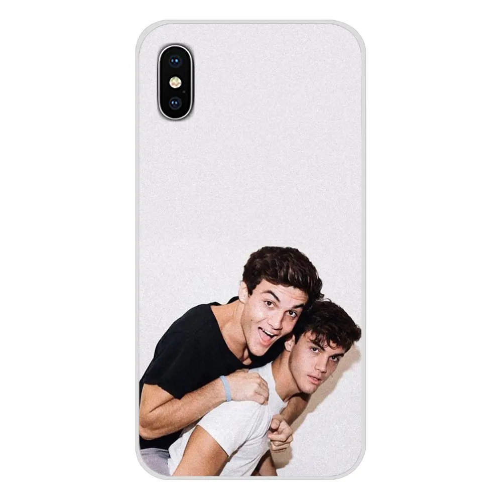 Silicone Skin Cover For Apple iPhone X XR XS 11Pro MAX 4S 5S 5C SE 6S 7 8 Plus ipod touch 5 6 Dolan Twins Grayson Ethan Colorful | Мобильные