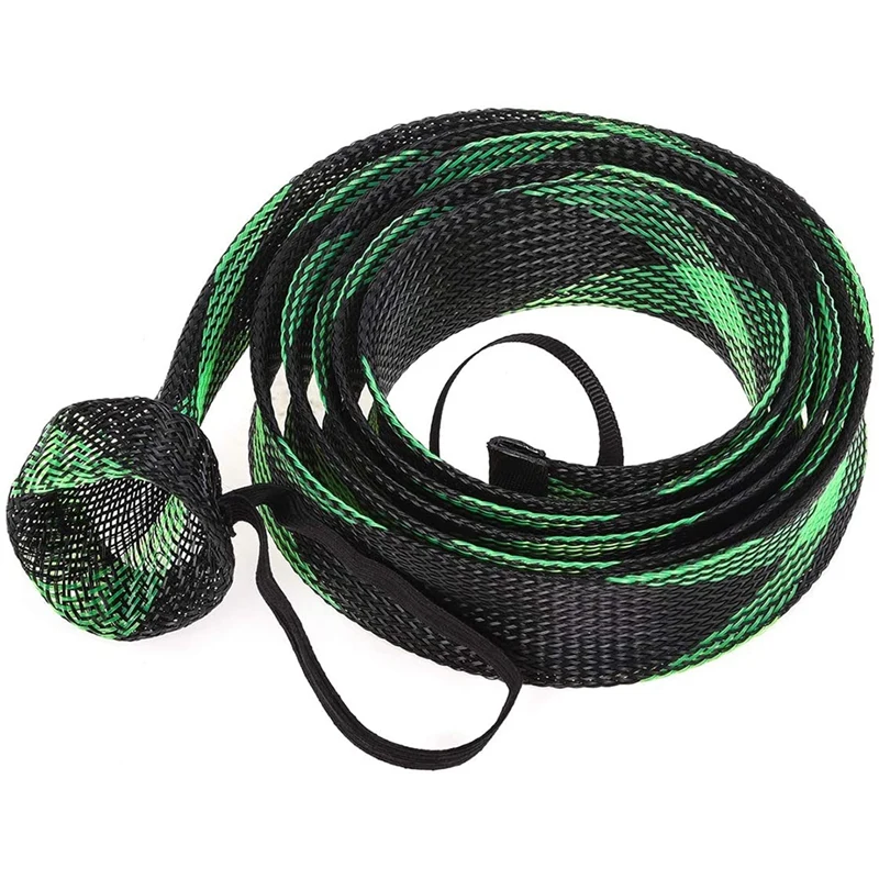 

10 Pcs Rod Sock Fishing Rod Sleeve Rod Cover 190cm/74.8Inch Braided Mesh Rod Protector Pole Gloves Fishing Fishing Rod