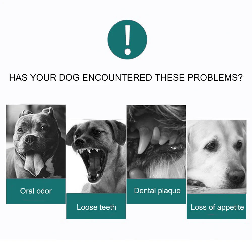 Электрическая зубная щетка для собак зубной камень очиститель с четырьмя