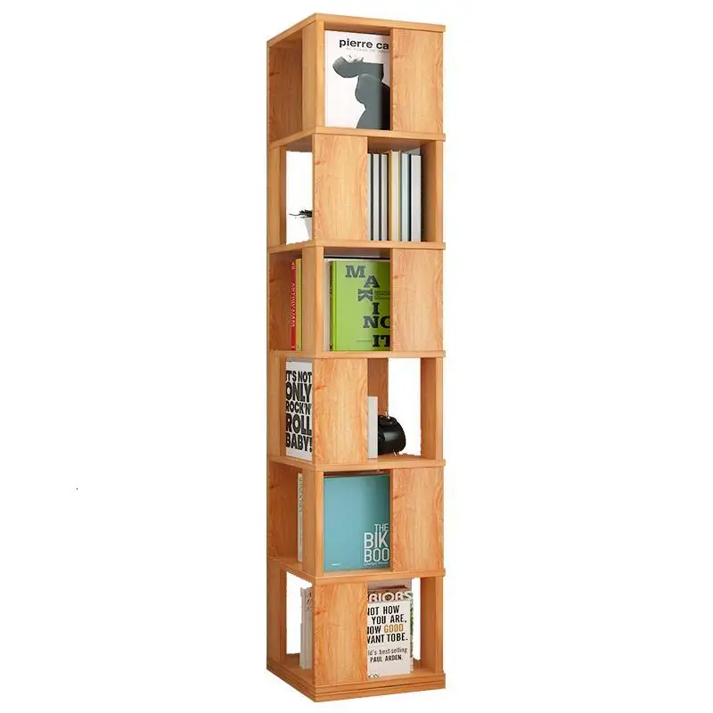 

Revistero Bookshelf Estanteria Mueble De Madera Rotatable Rotate Home Furniture Modern Libreria Scaffale Bookcase Book Case Rack