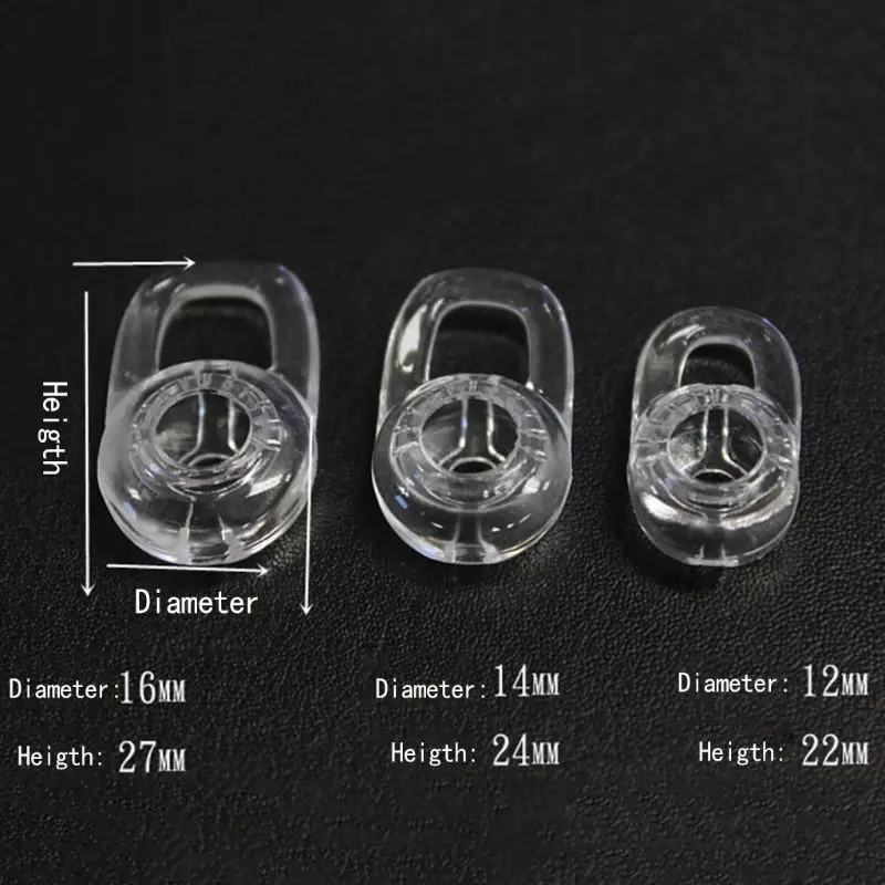 

1Set Earbuds Earplugs Ear Gels Hook for plantronics Marque M155/2M165 for Savor M1100 M100 M55 M28 M25 Wireless Bluetooth P82A