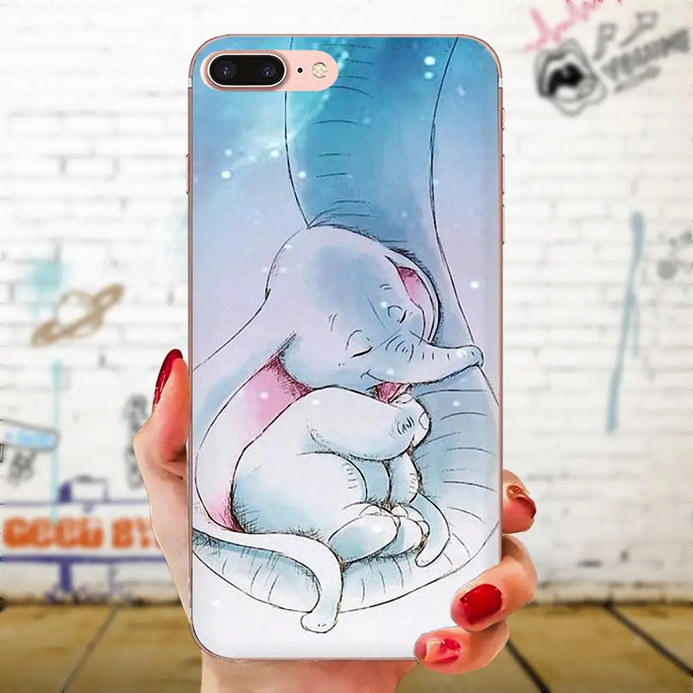 Back Cases Shockproof For Apple iPhone 4 4S 5 5C 5S SE 6 6S 7 8 11 Plus Pro X XS Max XR Dumbo | Мобильные телефоны и