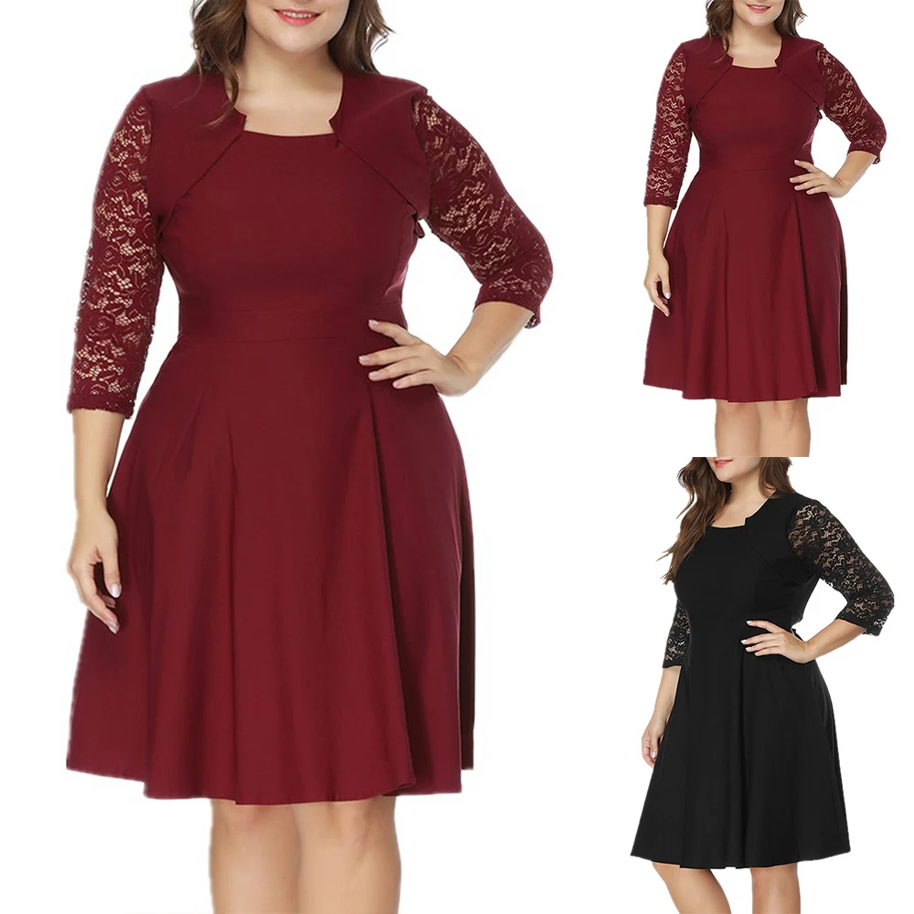 

Woman Dress Fashion Plus Size Women's Autumn Dress Women's Fashion Summer Casual