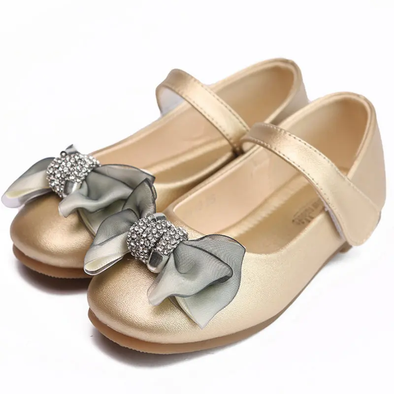 

2020 New Summer Children Kids Girls Princess Leather Shoes Flat Soft Shoes Casual Shoes Sandals Wedding Dance Dress party shoes