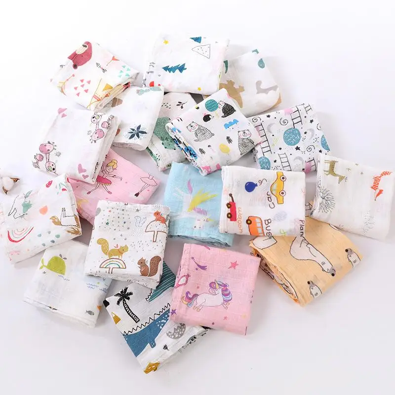 60*60 бамбуковое хлопковое детское одеяло для новорожденных супер мягкое