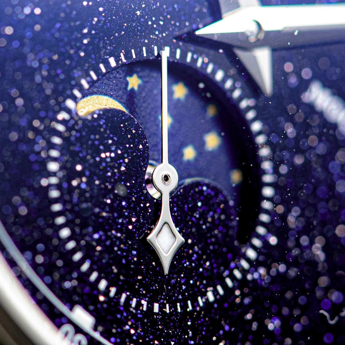 Дешево Мужские часы Sugess, ограниченная серия, Moonphase 316L, чехол из нержавеющей стали, чашка ST2528, роскошный драгоценный камень, звезды, циферблат, подаро...