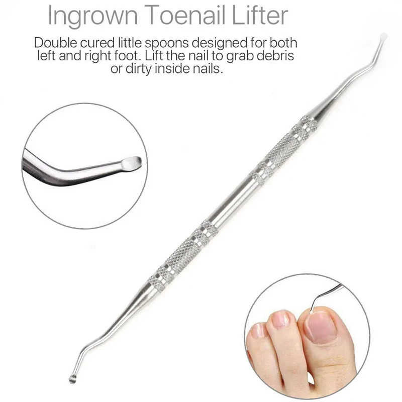 

12Pcs/set Professional Pedicure Tools Ingrown Toenail Tools Kit Nail Care Ingrown Toenail Removal Correction Clippers Foot Care