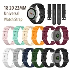 Ремешок силиконовый для Huawei Watch GT 2, браслет для Samsung Galaxy Watch 42 мм 46 мм, 18 20 22 мм