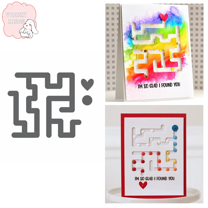 Лабиринт любви ко Дню Святого Валентина скрапбук для альбома карт Сделай Сам