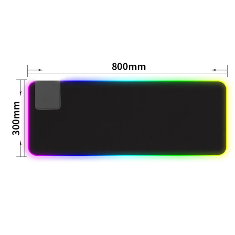 Беспроводное зарядное устройство 10 Вт расширенный коврик для мыши мягкий