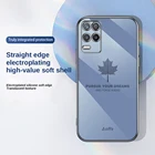 Для Realme Narzo 30 5G роскошный Кленовый лист с покрытием чехол для телефона мягкий силиконовый защитный чехол для камеры для Realmy GT Neo 8 V13 V15 V5 7