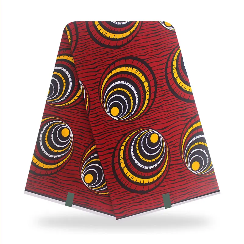 

African Print Fabric Nigerian Ankara Fabric African Real Wax Print 2021 Cotton 6 Yard Tissue Pagnes Wax Veritable Cloth