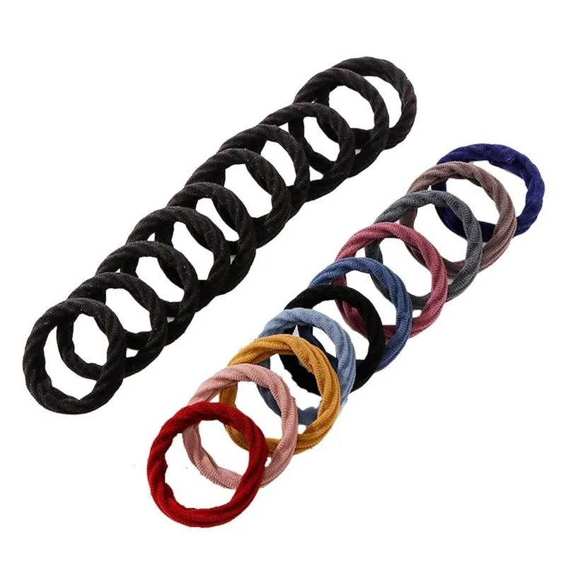 

20Pcs Women Girls Simple Elastic Hair Ties Hair Rope Scrunchie Ponytail Holder Rubber Bands Fashion Headband Hair Accessories