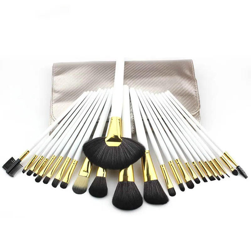 24pcs Makeup Brush Sets Professional Cosmetics Brushes Eyebrow Powder Foundation Shadow Pinceaux Make Up Beauty Tools Brochas | Красота и