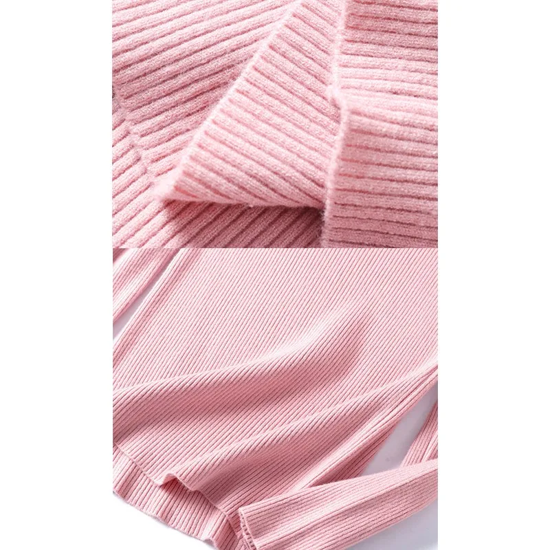 

Lusumily Turtleneck Women Long Sleeve Autumn Winter Popular Slim Knit Thin Solid Color Korean Version Small Fresh Bottom Shirt