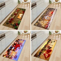 merry christmas welcome doormats indoor home carpets decor 40x120cm kitchen mat bath carpet bedroom living room floor mat