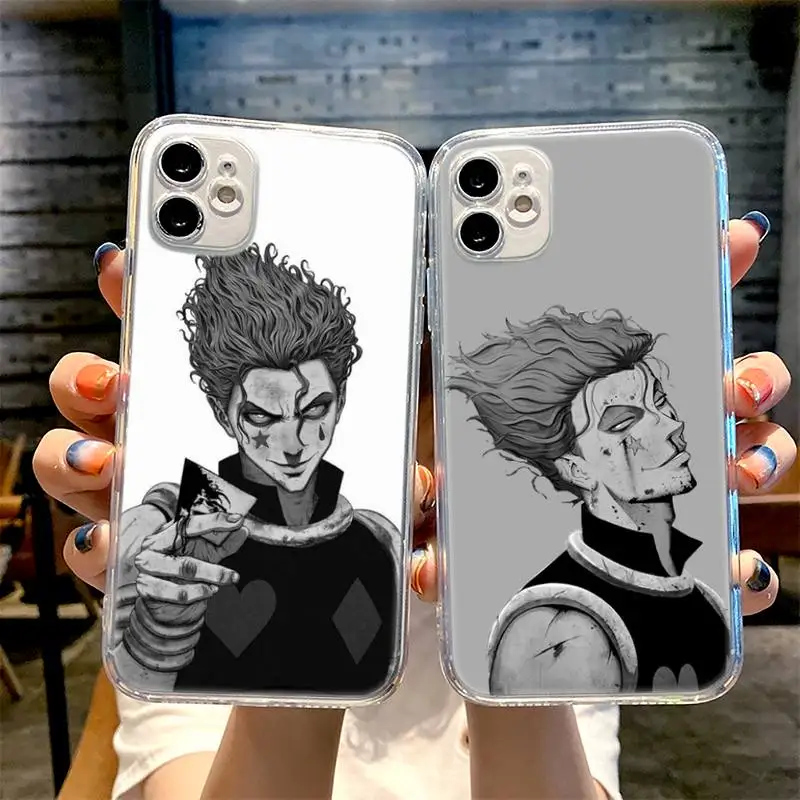 

Hisoka Hunter X hunter Phone Case For iphone 13 12 11 8 7 plus mini x xs xr pro max Transparent soft