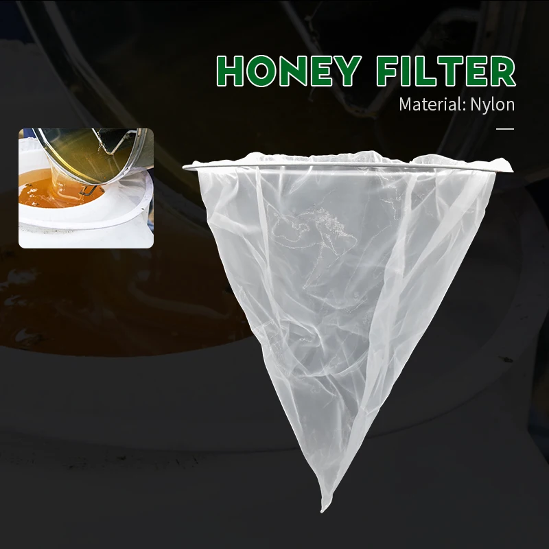 

Нейлоновый фильтр для меда, однослойная прочная конусная сетка, инструменты для пчеловодства, фильтр для меда, оборудование для Apiary, 1 шт.