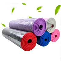 new 10mm thickened non slip 183cmx61cm yoga mat nbr fitness gym mats sports cushion gymnastic pilates pads with yoga bag strap