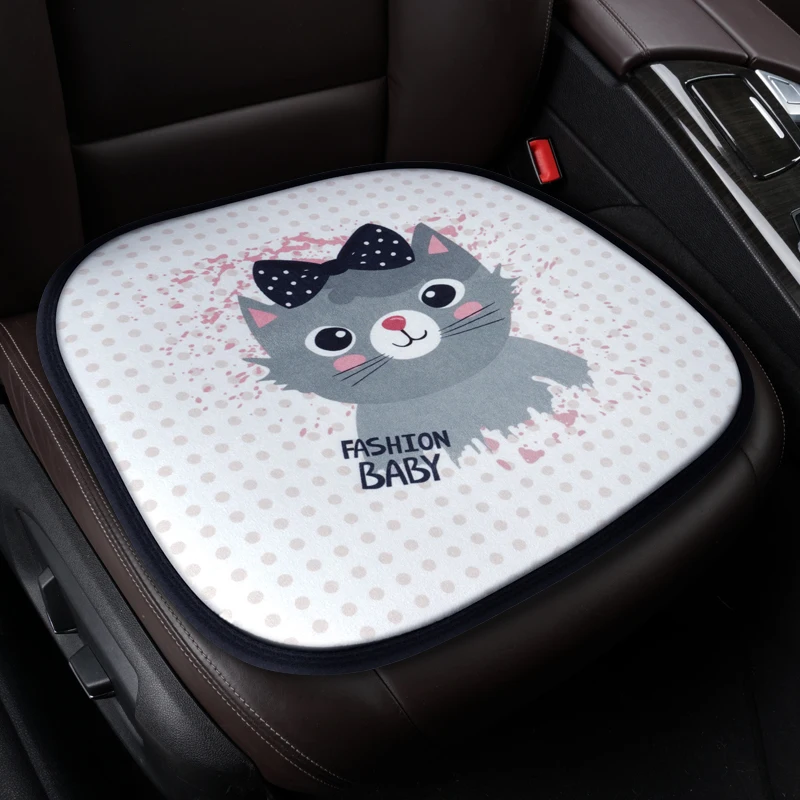 

Short flocking heating car seat cushion small square cushion, safe, warm and comfortable, car interior products