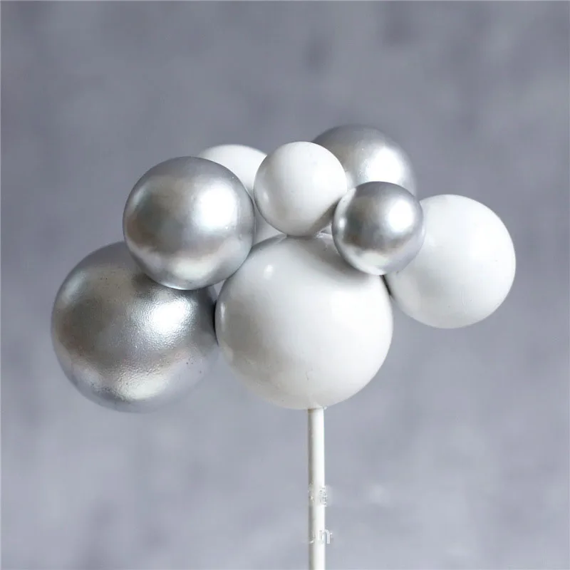 Милый розовый воздушный шар облако торт Топпер 5 цветов стили с 1-й сладкий день