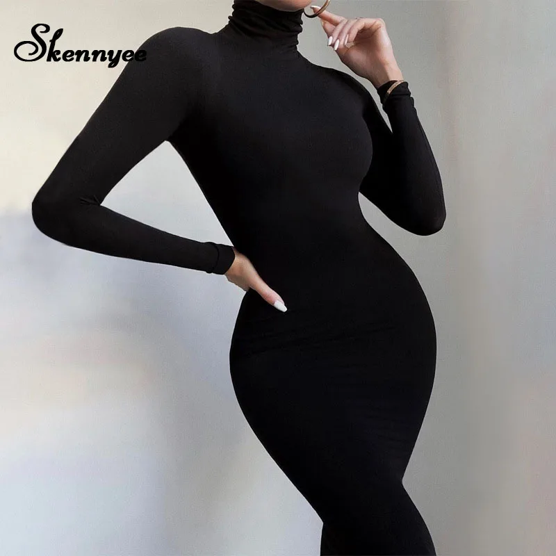 

Skennyee Autumn Winter New Solid Color Sports Fitness Jumpsuit High Collor Playsuit Zip Up Bodycon Overalls For Women
