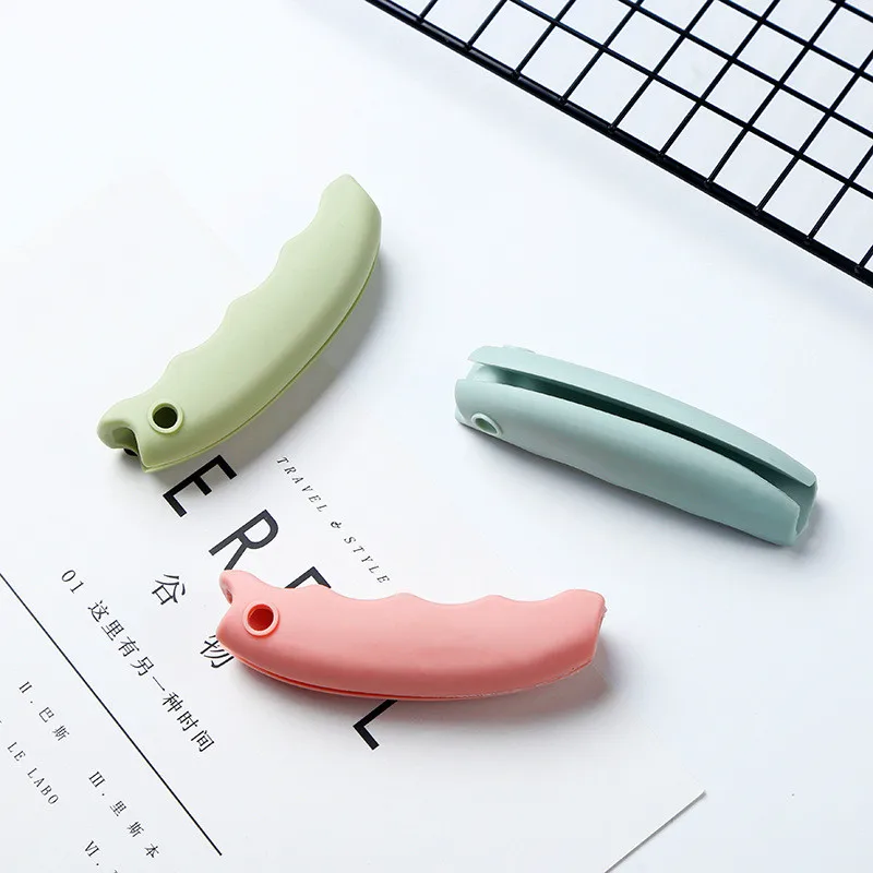 Силиконовый антиручный экономичный диспенсер для еды пластиковый пакет с ручкой