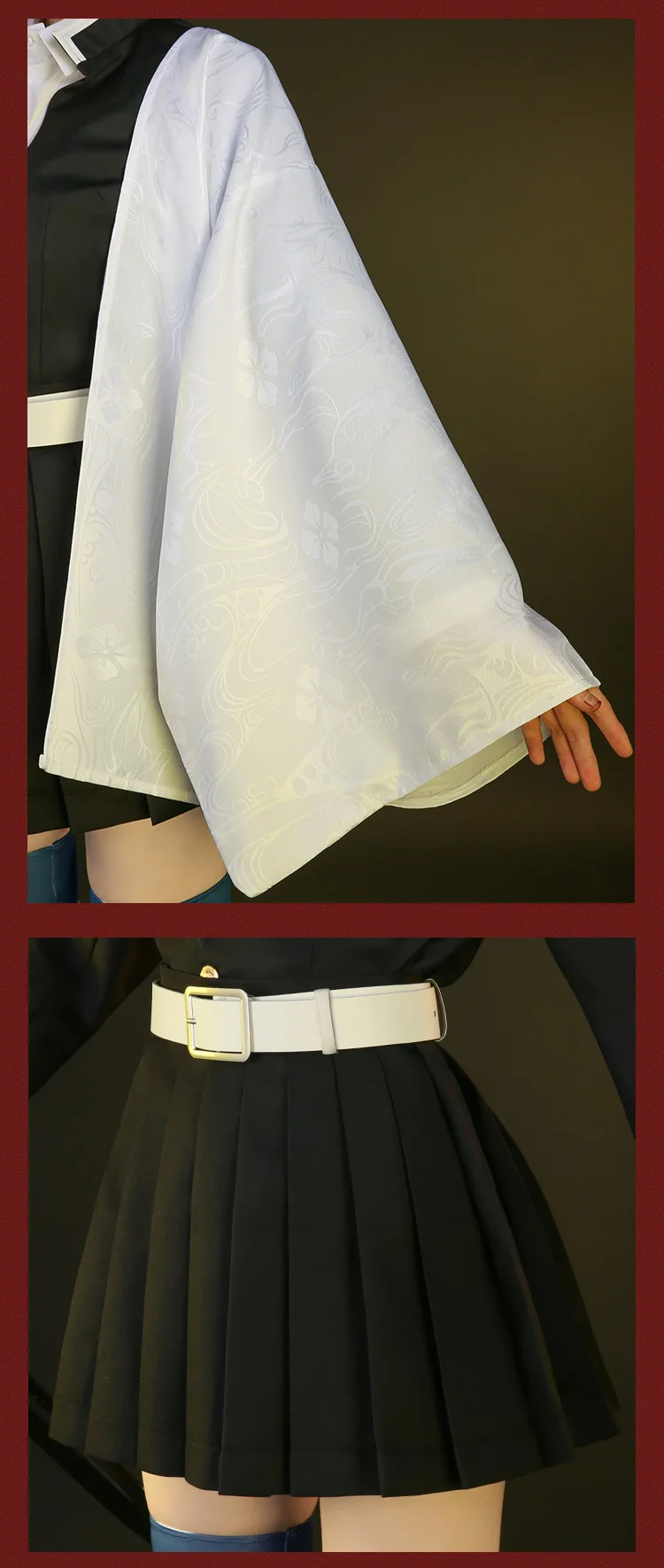 Аниме «Demon Slayer Kimetsu no Yaiba Tokitou Muichirou Kochou Shinobu Kanroji Mitsuri Tsuyuri Kanawo»; костюм для косплея; боевой костюм