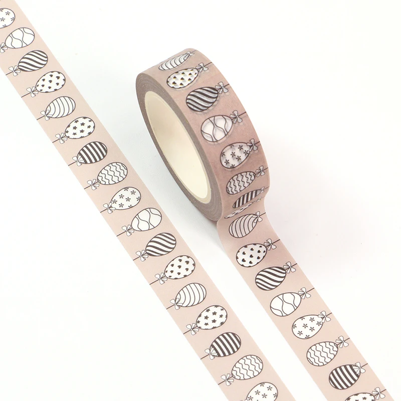 

NEW 10pcs/Lot Decorative Cute Easter Eggs Washi Tapes DIY Scrapbooking Planner Adhesive Masking Tape Kawaii Stationery