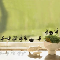 creative ants move home decor funny wall decals for kids room window decoration kitchen wall stickers3660