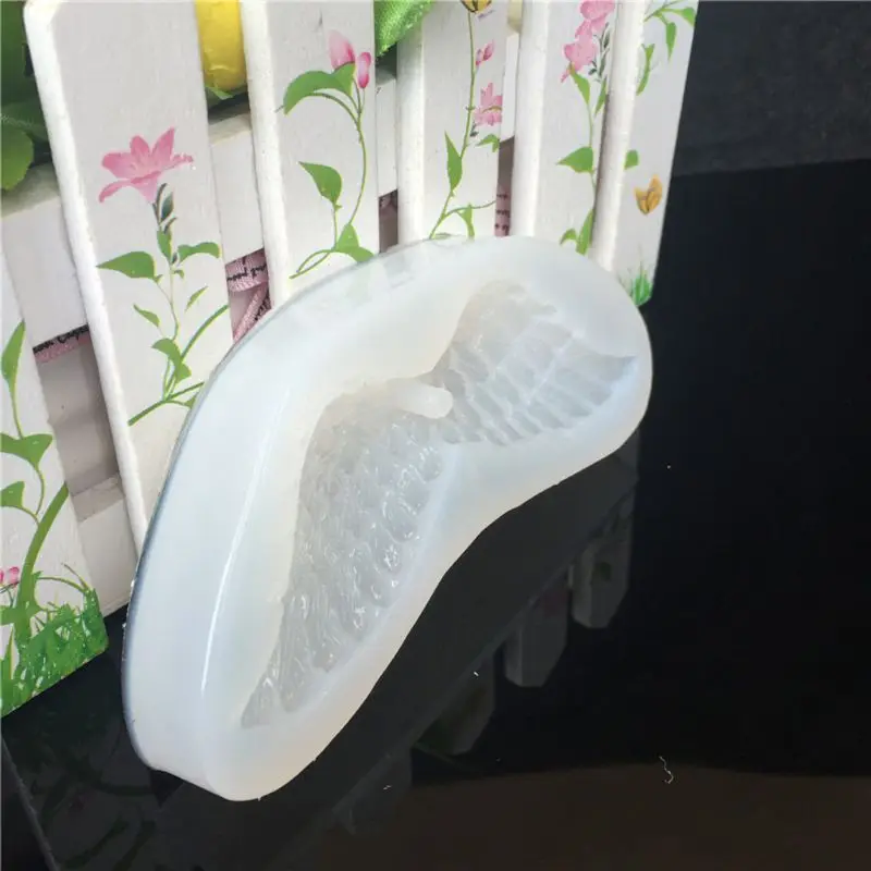 

Tvvudwxx Resin Molds Angel-wings Epoxy Resin Silicone Molds Pendant Casting Molds for Jewelry Keychain Making