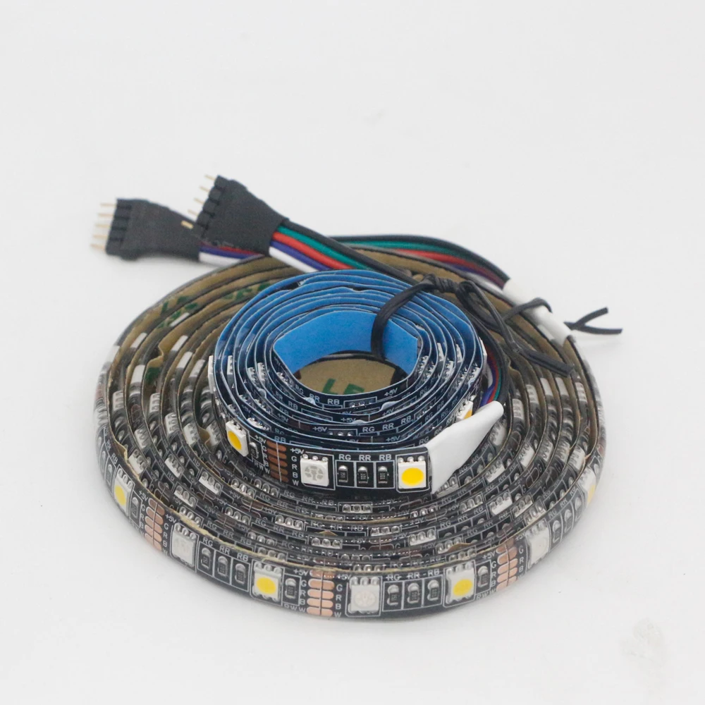 DC 5В/RGBW/RGB + WW: Светодиодная лента RGB белый Wifi смарт-приложение Alexa Google IP20/IP65 гибкие