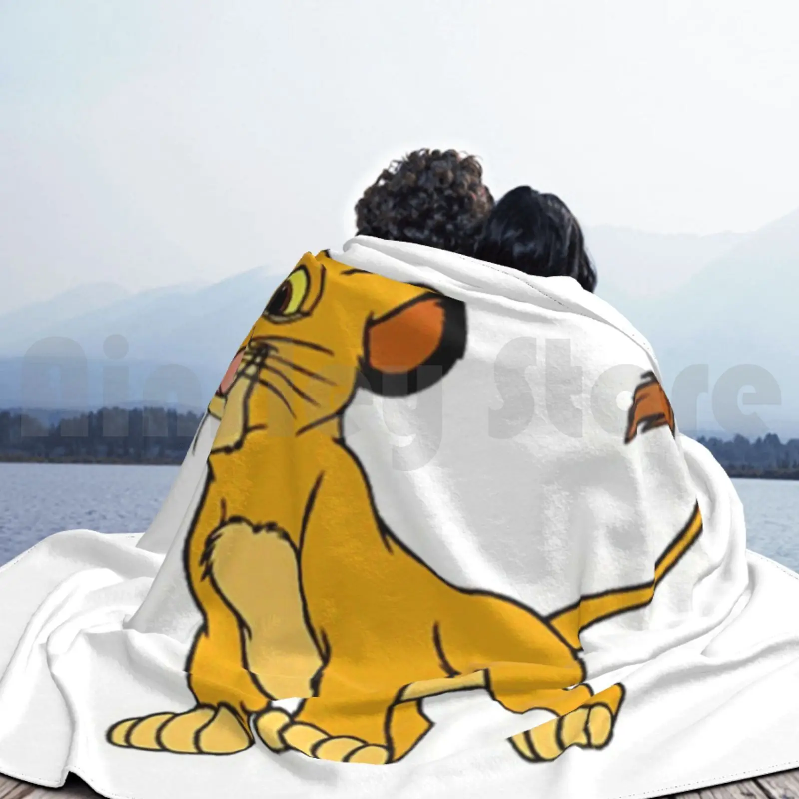 Cub Король Лев Simba. Модное одеяло на заказ 1859 мультяшный кролик | Дом и сад
