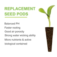 520pcs seed pod sponges seed starter replacements root growth sponge plugs for hydroponic indoor garden seed starting