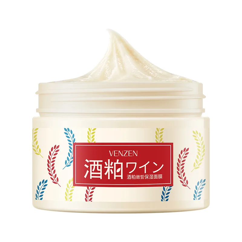 VENZEN tender moisturizing wine meal mask Blossom Anti Aging Nourishing Facial Mask Natural Wrinkle Moisturizing Skin Care |