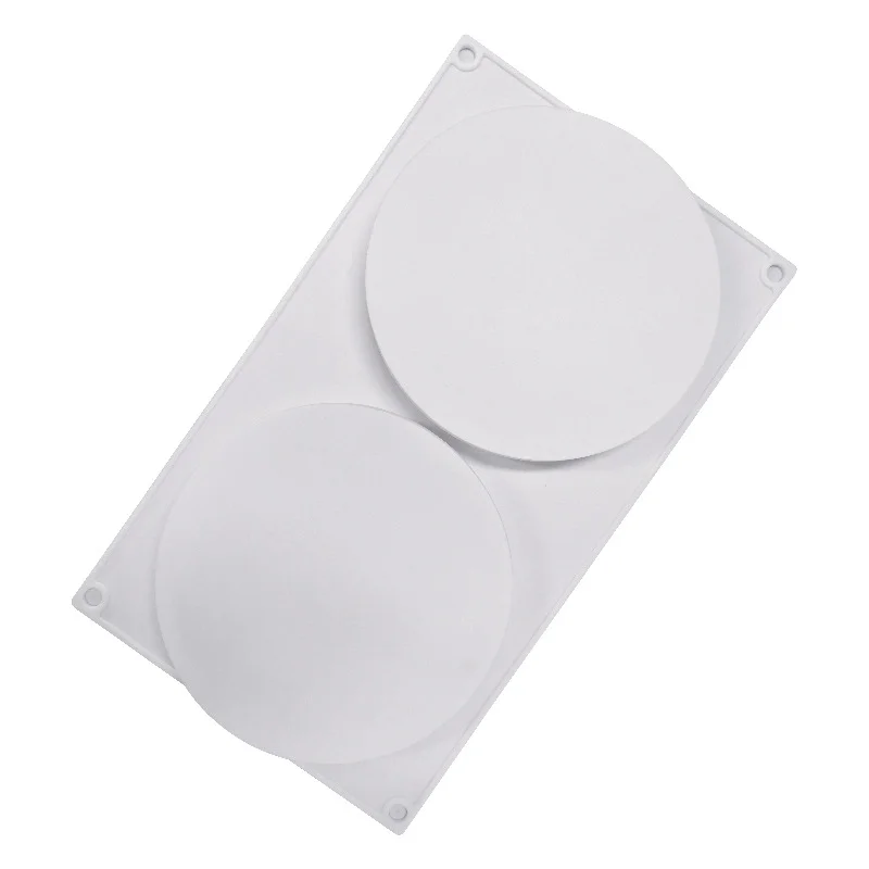 Силиконовая круглая форма с 2 отверстиями инструменты для украшения шоколадных