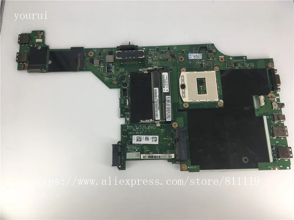 

yourui For Lenovo Thinkpad T440P series laptop motherboard VILT2 NM-A131 FRU 04X4076 100% tested ok
