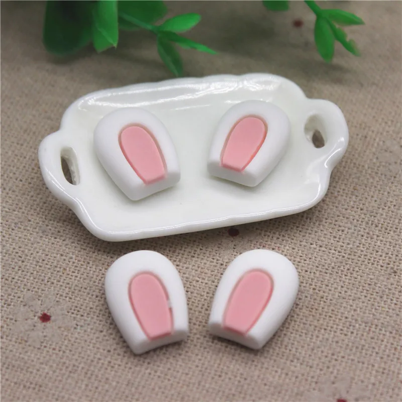 10pcs(5pairs) Cute New Resin Rabbit/Deer/Bear/Sheep/Cat Ears Flatback Cabochon DIY Jewelry/Craft Phone Decoration,