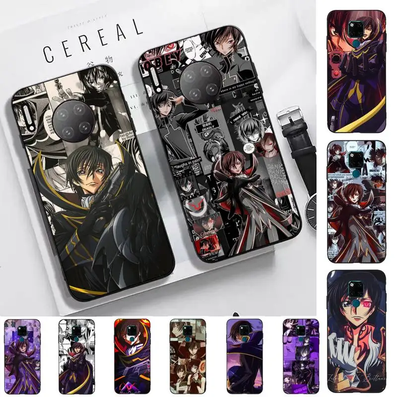 

TOPLBPCS Lelouch vi Britannia Code Geass anime Phone Case for Huawei Mate 20 10 9 40 30 lite pro X Nova 2 3i 7se