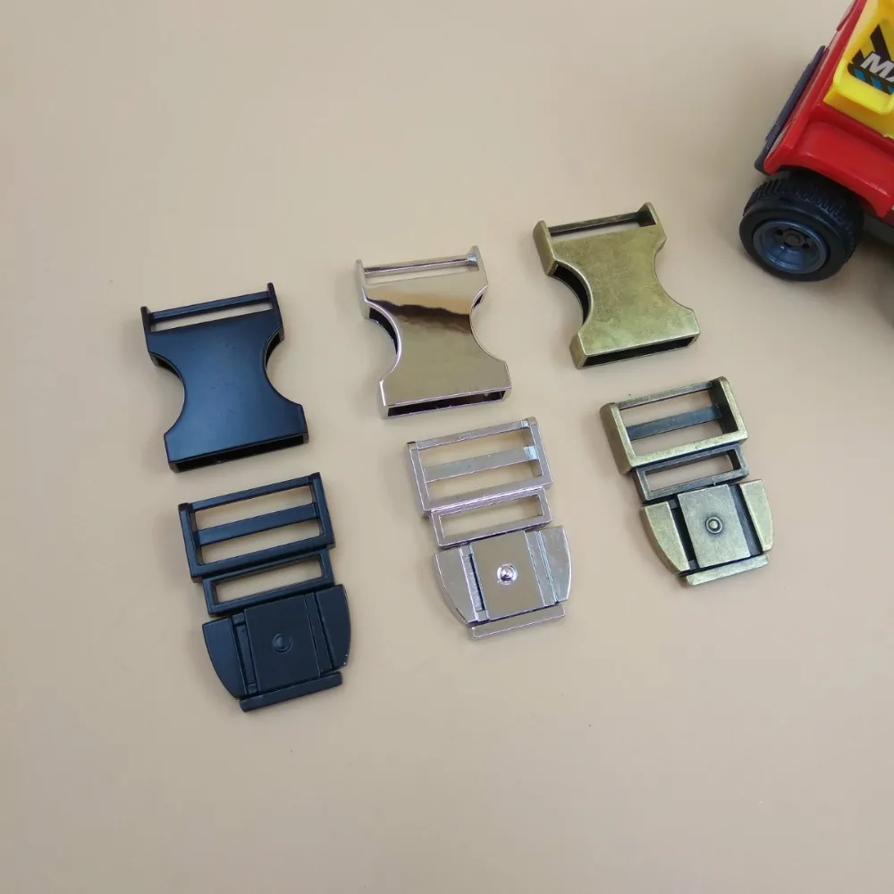 1 дюйм черные антикварные латунные серебряные пряжки 5 шт. для ленты 25 мм боковая