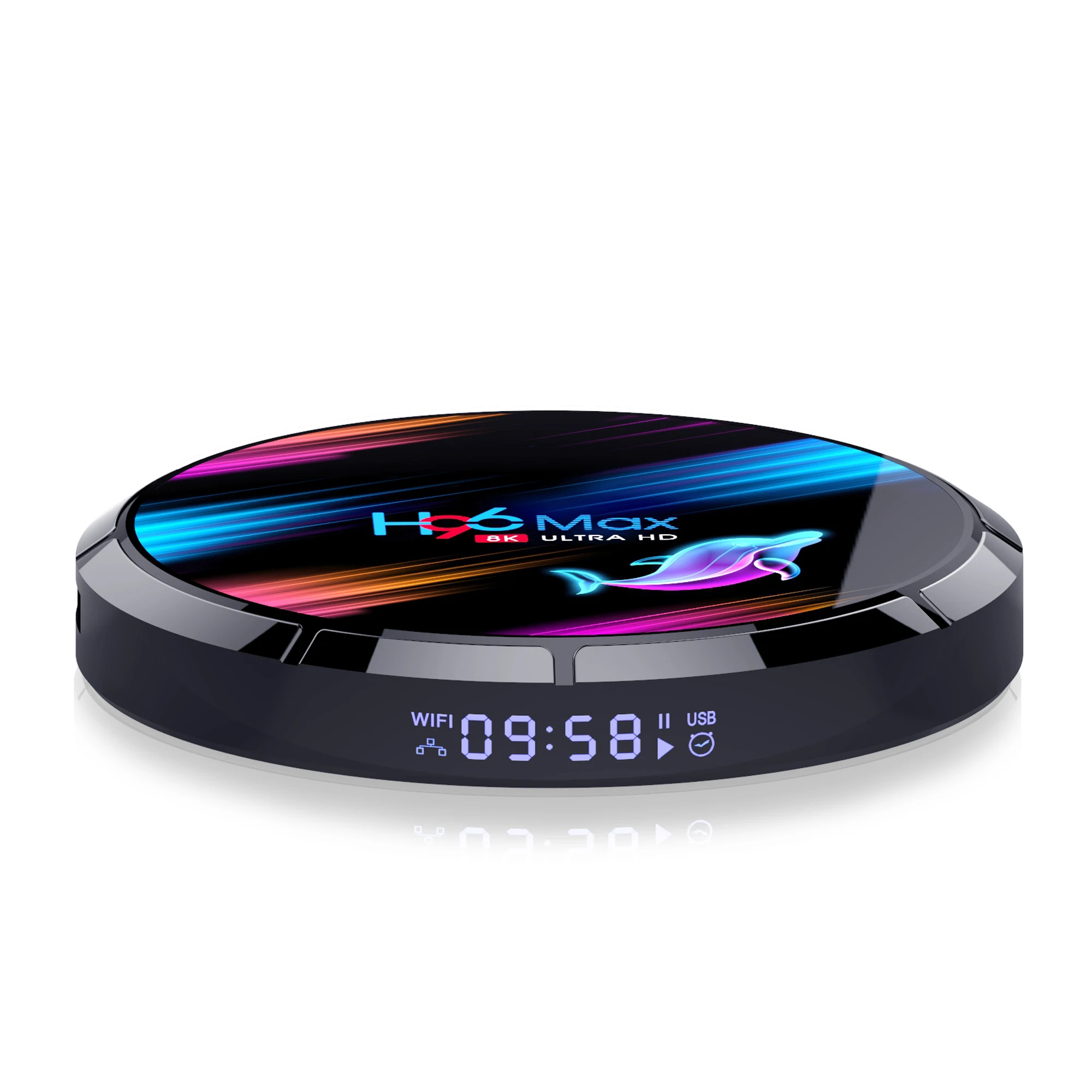 50 шт./лот H96 Max X3 ТВ приставка Android 9 0 Amlogic S905X3 4 Гб 128 ГБ/64 Гб/32 ГБ 2 4G и 5G Wifi BT 1000M 8K