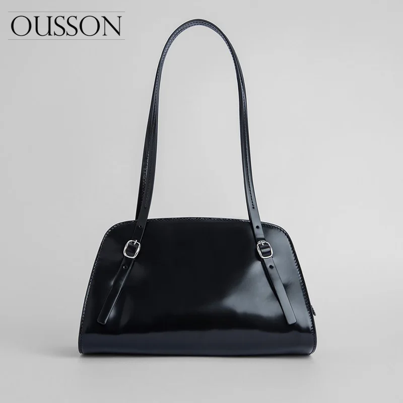 

2021 New Handle Bag Women Underarm Bag High Quality Leather Shoulder Bag Exquisite Shell Bag For Women