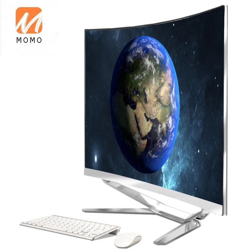 

New Curved Desktop All-In-One Computer Desktop Computer Pc Full Set Desktop Pc