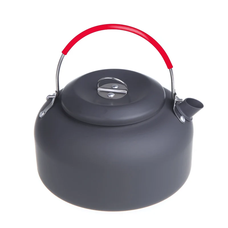 ALOCS уличный чайник для кемпинга пикника воды кофейник 1.4L алюминиевый настольный