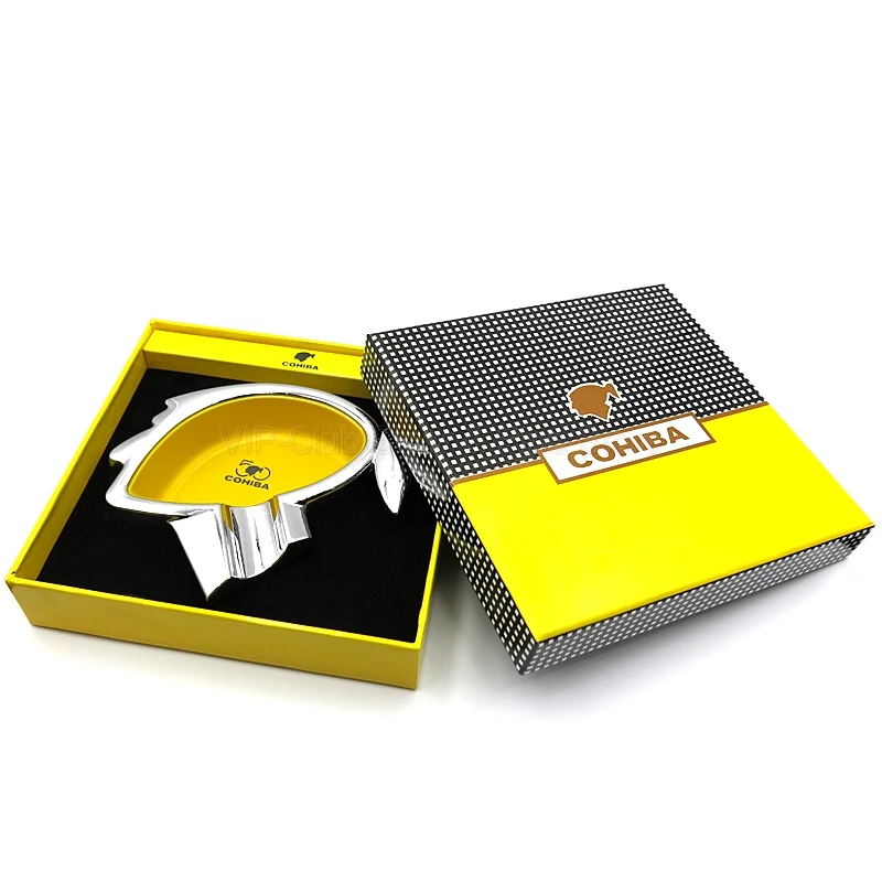 Металлическая Пепельница для сигар COHIBA 50-й выпуск в честь юбилея портативная