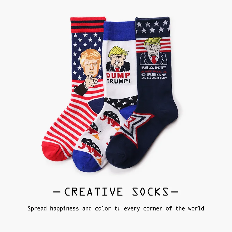 Творческий Дональда Трампа Make America Great Again Национальный флаг со звездами и