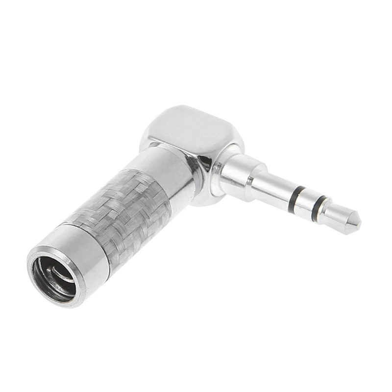 H054 3 5 мм контактный разъем Jack (под углом 90 градусов) Щепка углеродный