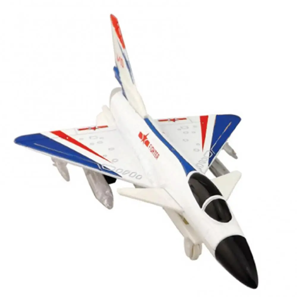 

Funny Aircraft Educational Model Toy Rechargeable Biplane Kids Gift Figure Decor