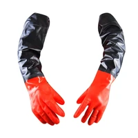 winter car wash gloves thickening warm waterproof cleaning car rubber warm plush gloves pvc car supplies cleaning tools